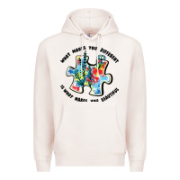 Pale Pink what makes you different is what makes you beautif Premium Hoodie - JahusDesignShop