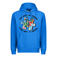 True Royal what makes you different is what makes you beautif Premium Hoodie - JahusDesignShop