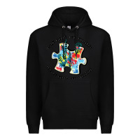 Black what makes you different is what makes you beautif Premium Hoodie - JahusDesignShop