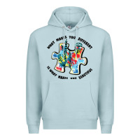 Blue Mist what makes you different is what makes you beautif Premium Hoodie - JahusDesignShop