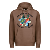 Chestnut what makes you different is what makes you beautif Premium Hoodie - JahusDesignShop