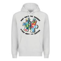 Dove Grey what makes you different is what makes you beautif Premium Hoodie - JahusDesignShop