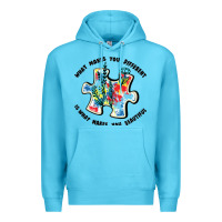 Ocean Blue what makes you different is what makes you beautif Premium Hoodie - JahusDesignShop