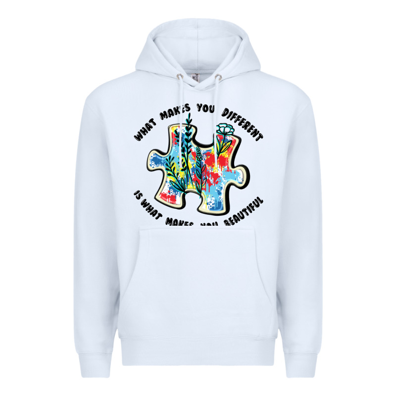 What Makes You Different Is What Makes You Beautif Premium Hoodie by JahusDesignShop | Teevron