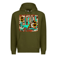 Army Green virgo turquoise cowhide Premium Hoodie - RanaPortraitStore