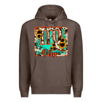 Coffee virgo turquoise cowhide Premium Hoodie - RanaPortraitStore