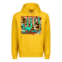 Lemon virgo turquoise cowhide Premium Hoodie - RanaPortraitStore