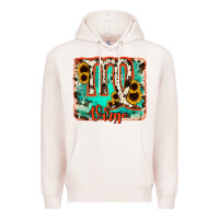 Pale Pink virgo turquoise cowhide Premium Hoodie - RanaPortraitStore