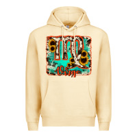 Pina Colada virgo turquoise cowhide Premium Hoodie - RanaPortraitStore