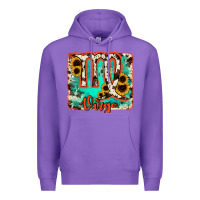 Purple virgo turquoise cowhide Premium Hoodie - RanaPortraitStore
