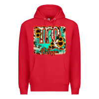 Red virgo turquoise cowhide Premium Hoodie - RanaPortraitStore
