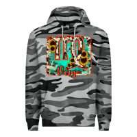 Slate Camo virgo turquoise cowhide Premium Hoodie - RanaPortraitStore