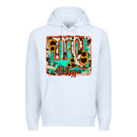 White virgo turquoise cowhide Premium Hoodie - RanaPortraitStore