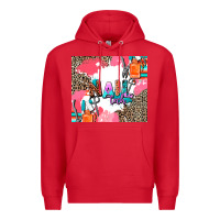 Red nail tech Premium Hoodie - AdoDesignShop