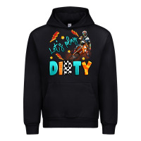 Black let's play dirty Urban Hoodie - Artiststas