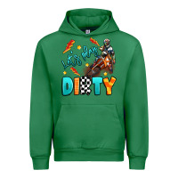 Emerald let's play dirty Urban Hoodie - Artiststas