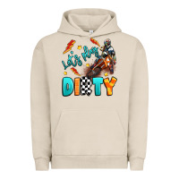 Pigment French Oak let's play dirty Urban Hoodie - Artiststas