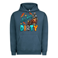 Pigment Midnight Navy let's play dirty Urban Hoodie - Artiststas