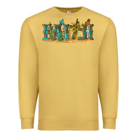 Antique Gold western faith Premium Sweatshirt - texasbilliewilder