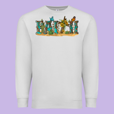 Premium Sweatshirt western faith