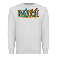 Dove Grey western faith Premium Sweatshirt - texasbilliewilder