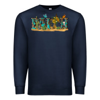 Navy western faith Premium Sweatshirt - texasbilliewilder