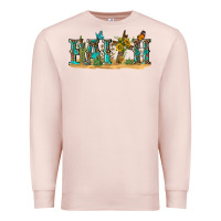 Pale Pink western faith Premium Sweatshirt - texasbilliewilder
