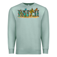 Seafoam western faith Premium Sweatshirt - texasbilliewilder