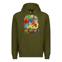 Army Green neurodiversity celebrate the spectrum Premium Hoodie - JahusDesignShop