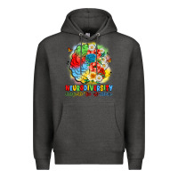 Charcoal Heather neurodiversity celebrate the spectrum Premium Hoodie - JahusDesignShop
