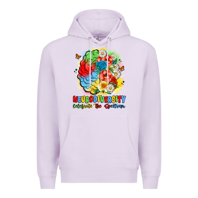 Neurodiversity Celebrate The Spectrum Premium Hoodie by JahusDesignShop | Teevron