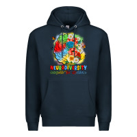 Navy neurodiversity celebrate the spectrum Premium Hoodie - JahusDesignShop