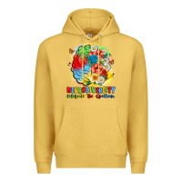 Antique Gold neurodiversity celebrate the spectrum Premium Hoodie - JahusDesignShop