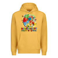 Mustard neurodiversity celebrate the spectrum Premium Hoodie - JahusDesignShop