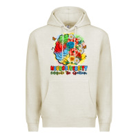 Oatmeal Heather neurodiversity celebrate the spectrum Premium Hoodie - JahusDesignShop