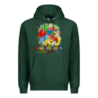 Sports Green neurodiversity celebrate the spectrum Premium Hoodie - JahusDesignShop