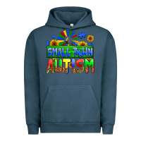 Pigment Midnight Navy small town autism Urban Hoodie - AdoDesignShop