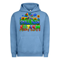 Pigment Pebble Blue small town autism Urban Hoodie - AdoDesignShop