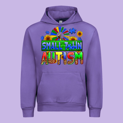 Small Town Autism Urban Hoodie Designed By Adodesignshop