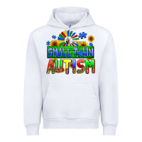 White small town autism Urban Hoodie - AdoDesignShop