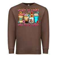 Chestnut just a mom who loves coffee Premium Sweatshirt - Zillion Design Studio