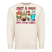 Sandshell just a mom who loves coffee Premium Sweatshirt - Zillion Design Studio