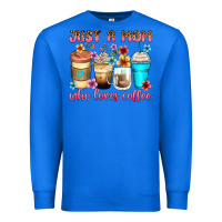 True Royal just a mom who loves coffee Premium Sweatshirt - Zillion Design Studio