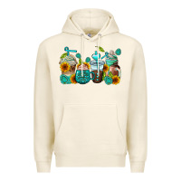 Tofu gemstone coffee cups Premium Hoodie - AdoDesignShop