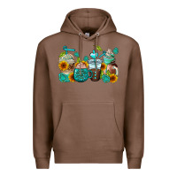 Chestnut gemstone coffee cups Premium Hoodie - AdoDesignShop