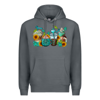 Rock gemstone coffee cups Premium Hoodie - AdoDesignShop