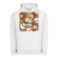 Pigment Lunar Rock baseball leopard sunflower seamless pattern Urban Hoodie - JahusDesignShop