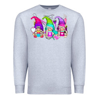 Heather Grey hair styles gnomes Premium Sweatshirt - Zillion Design Studio