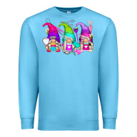 Ocean Blue hair styles gnomes Premium Sweatshirt - Zillion Design Studio