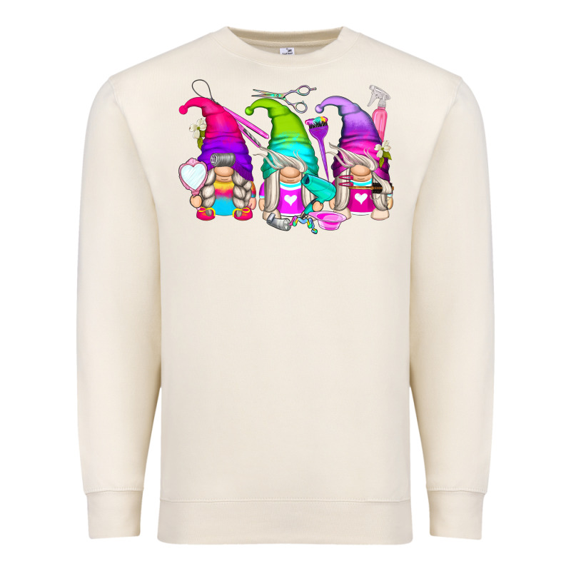 Hair Styles Gnomes Premium Sweatshirt by Zillion Design Studio | Teevron